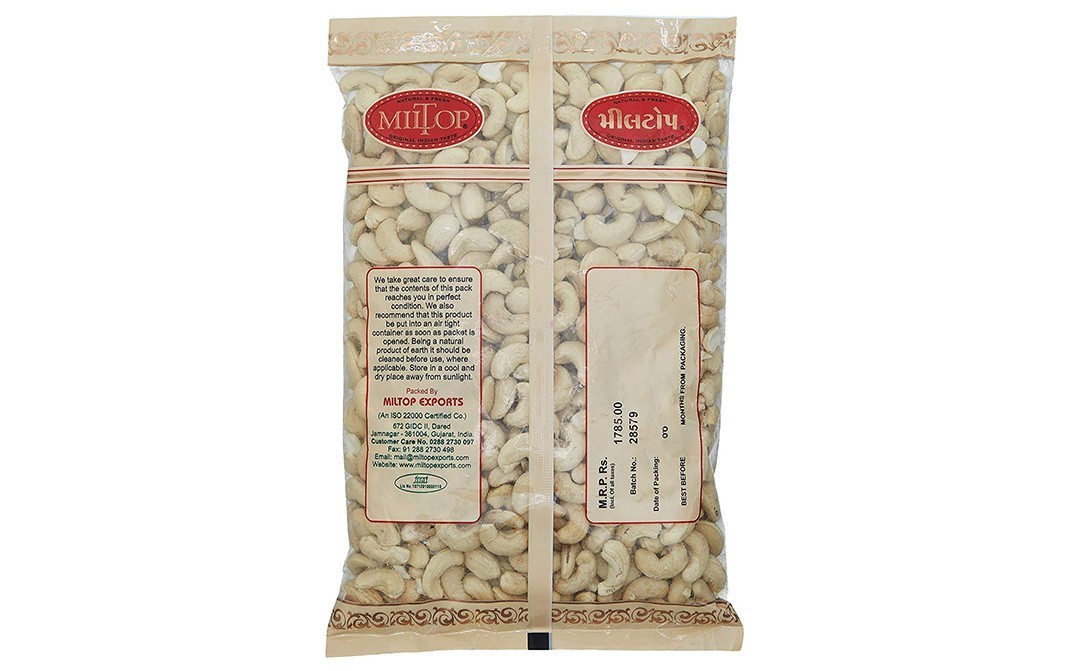 Miltop Cashew Nuts 240    Pack  1 kilogram